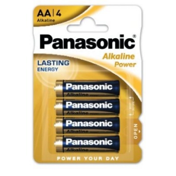 Baterie Alkaliczne Panasonic AA-LR6 (paluszki) - 4szt.