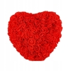 Serce z róż w pudełku 7894