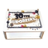 Skrzynka drewniana - 30ste urodziny
