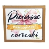 Skarbonka drewniana - Pierwsze oszczędności córeczki