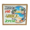Skarbonka drewniana - Zbieram na wakacje życia