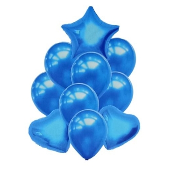 Balony 10 szt AL1245 (niebieskie)