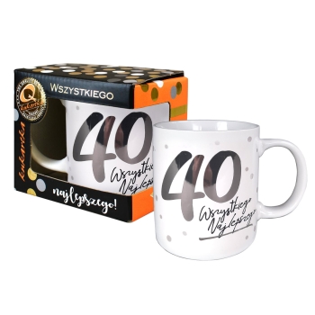 Kubek Premium Q820 - 40 Wszystkiego najlepszego