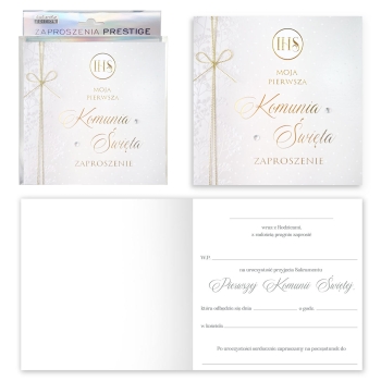 Zaproszenie 5 szt ZP028 - Moja Pierwsza Komunia Święta