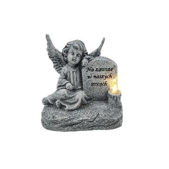 Figurka nagrobna led 1147 - Aniołek z tabliczką