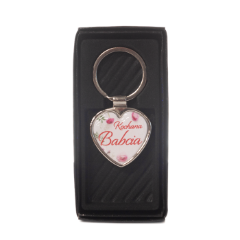 Brelok serce - Kochana Babcia