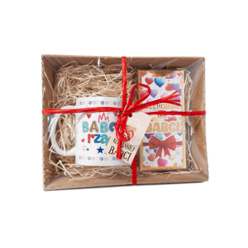 Zestaw kubek+czekolada - Babcia rządzi