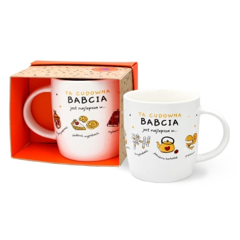 Kubek Top - Ta cudowna Babcia jest najlepsza w...