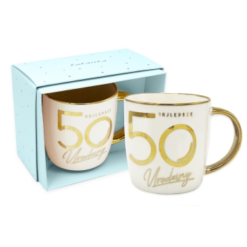 Kubek Elite EL-011 - Najlepsze 50 urodziny! (niebieski)