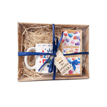 Zestaw kubek+czekolada - Dziadek rządzi