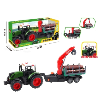 Traktor z przyczepą 4402