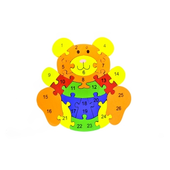 Puzzle drewniane 1318