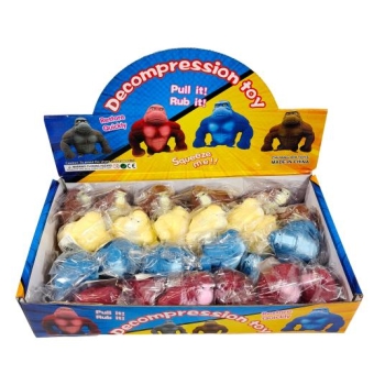 Gniotek, zabawka antystresowa 7386 - Goryl