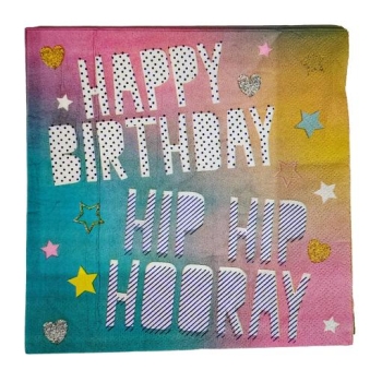 Serwetki 4728 - Happy Birthday