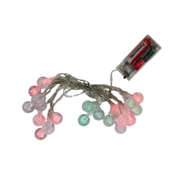 Lampki led 20 szt 0628 (kulki, multikolor)