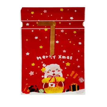 Worek prezentowy z tasiemką świąteczny 3 szt 8355