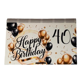 Kasetka 7517 - 40 Happy Birthday