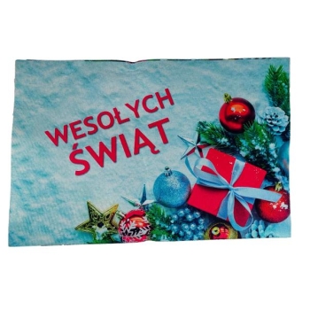 Dywanik świąteczny DYR50501B - Wesołych Świąt (prezent)