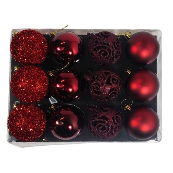 Bombki 12 szt A7566