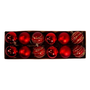 Bombki 12 szt A7563