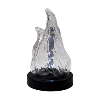 Świeca led solarna efekt płomienia RS6970 (biały zimny)