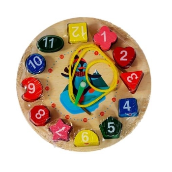 Zabawka drewniana 6326 - Zegar