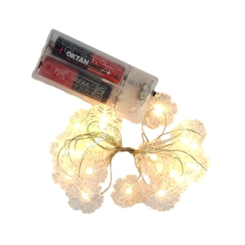 Lampki led 20 szt LIH104 - Śnieżynki