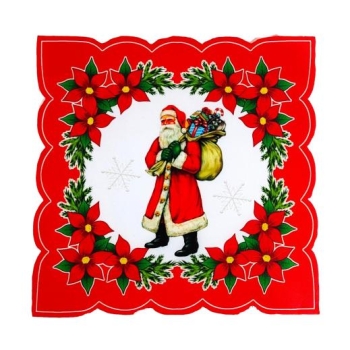Serwetka świąteczna SEM50502B (mikołaj, kwadrat)