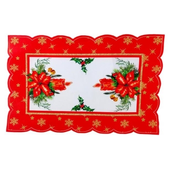 Serwetka świąteczna SEM50501C (świece, prostokąt)