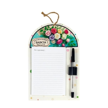 Notes z długopisem - Najukochańsza Babcia świata