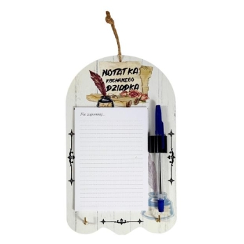 Notes z haczykami na klucze - Notatka kochanego Dziadka