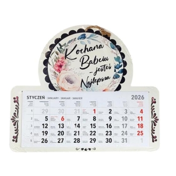 Kalendarz - Kochana Babciu - jesteś najlepsza