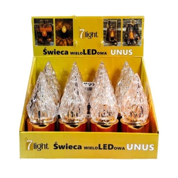 Świeca wieloledowa (złota)