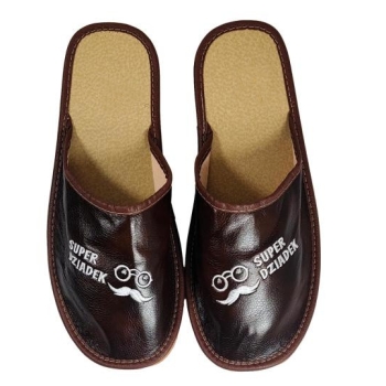 Kapcie - Super Dziadek rozmiar 44 (okulary)