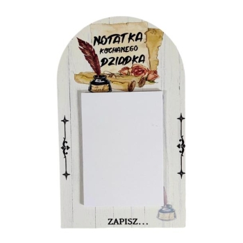 Magnes z notesem - Notatka kochanego Dziadka