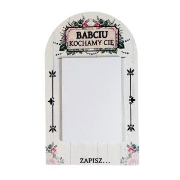 Magnes z notesem - Babciu kochamy Cię