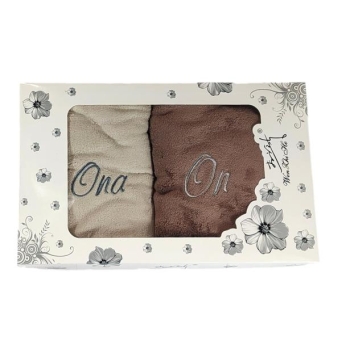 Komplet 2 ręczników - Ona/On