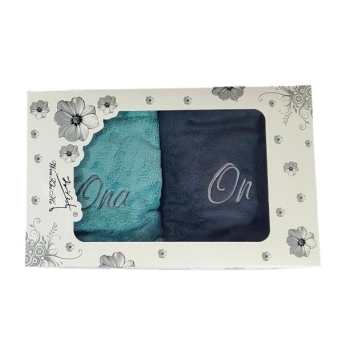 Komplet 2 ręczników - Ona/On
