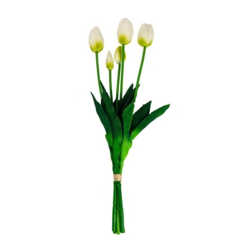 Tulipany 5 szt MH137A (białe)