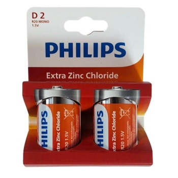 Baterie Philips R20 - 2 szt