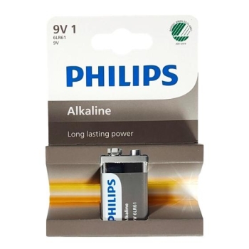 Bateria Philips alkaliczna 9V
