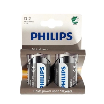 Baterie Philips alkaliczne LR20