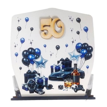 Karafka - 50 (samochód, balony)