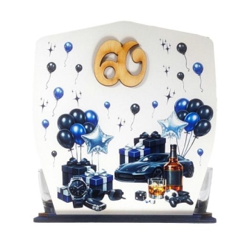 Karafka - 60 (samochód, balony)