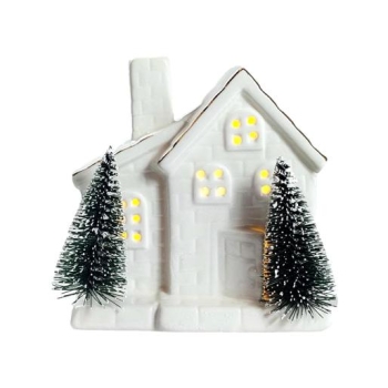 Figurka ceramiczna led BAXMK25-4986 - Domek