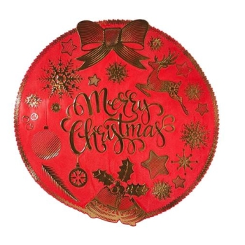 Podkładka na stół 6419 - Merry Christmas (czerwona)