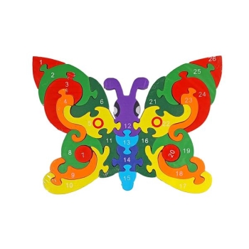 Puzzle drewniane SN55996 - Motyl