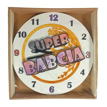 Zegar - Super Babcia