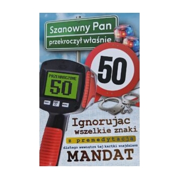 Karnet JCX 215 - Szanowny Pan przekroczył właśnie 50