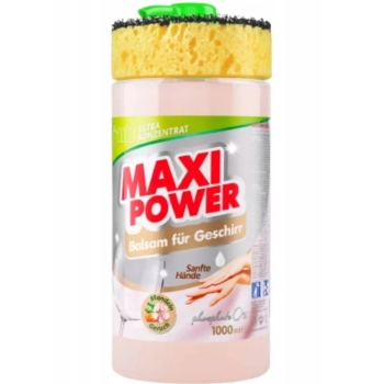 Płyn do naczyń z gąbką Maxi Power - Balsam
